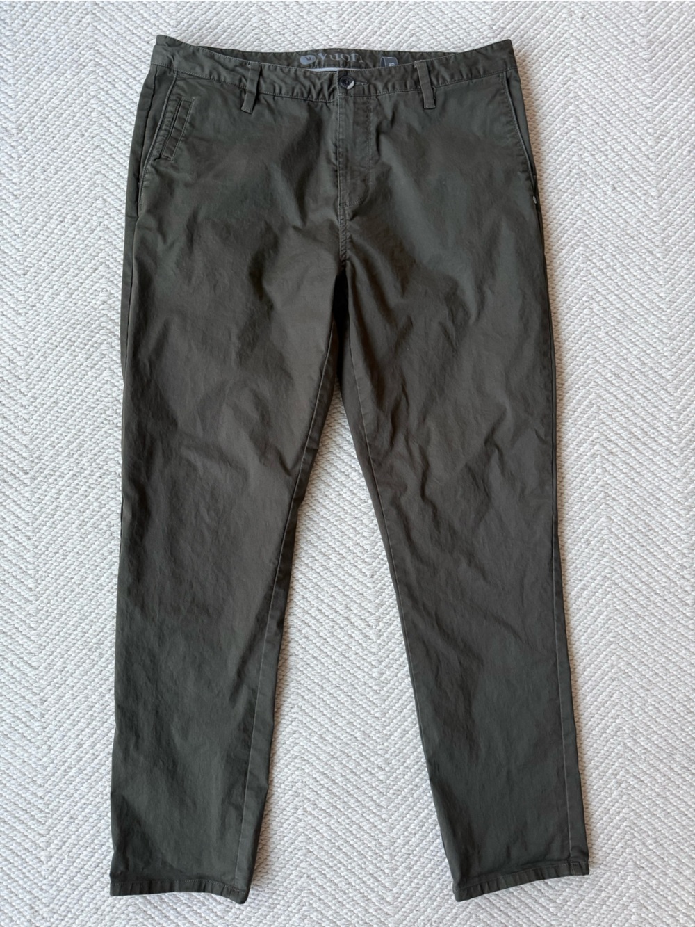 Vuori Olive Green Chino 36x30